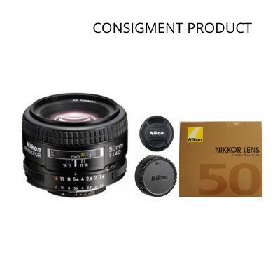 ::: USED ::: NIKON AF 50mm F/1.4 D (EXMINT - 826) - CONSIGNMENT