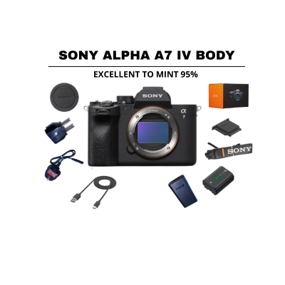 ::: USED ::: SONY ALPHA A7 IV BODY (MINT - 276) SC: 9527 - CONSIGNMENT