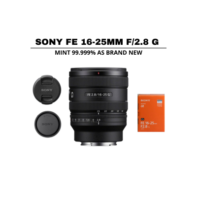 ::: USED :::SONY FE 16-25mm F/2.8 G (MINT - 196)  - CONSIGNMENT