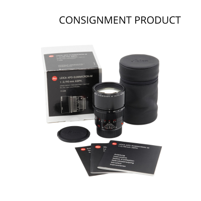 ::: USED ::: LEICA M 50MM F/2 APO BLACK (11141) - (MINT - 237) - CONSIGNMENT