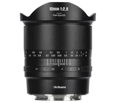 7Artisans 10mm f/2.8 Mark II Fisheye for Canon RF Mount Full Frame