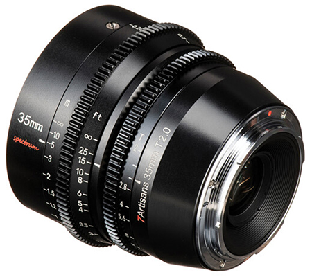 7Artisans 35mm T2.0 Spectrum Cine Lens for Nikon Z Mount Full Frame