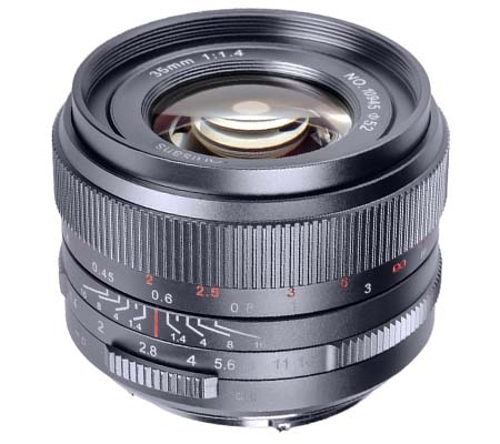 7Artisans 35mm f/1.4 Mark III for Nikon Z Mount Full Frame Titanium Gray