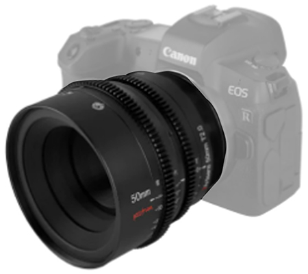 7Artisans 50mm T2.0 Spectrum Cine Lens for Canon RF Mount Full Frame