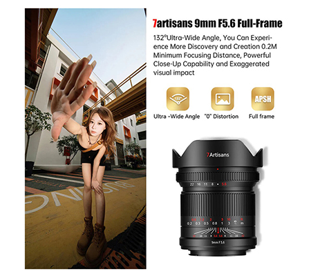 7Artisans 9mm f/5.6 for Nikon Z Mount Full Frame
