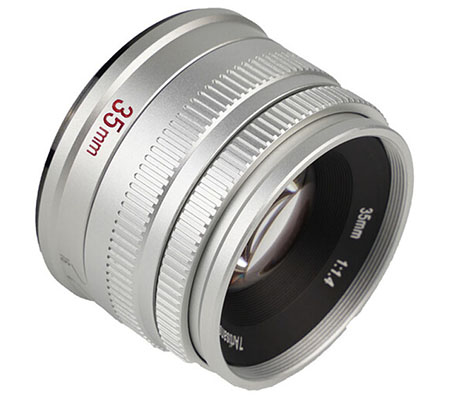 7Artisans 35mm f/1.4 for Fujifilm X Mount APSC Silver