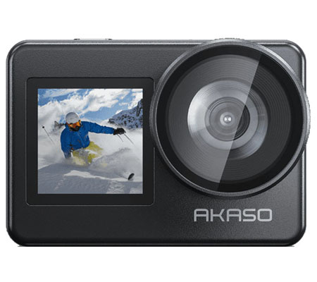 Akaso Brave 7 New Version Action Camera + External Mic Type-C + Suneast MicroSD 64GB