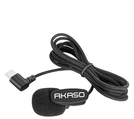 Akaso External Lavalier Microphone USB Type-C for Brave 6/ 7/ 7 LE/ 8/ V50X