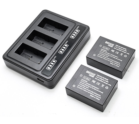 Beike Power NP-W126 Dual Battery + Charger for Fujifilm Camera