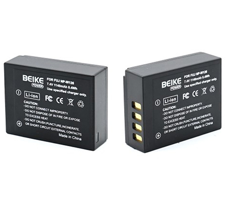Beike Power NP-W126 Dual Battery + Charger for Fujifilm Camera