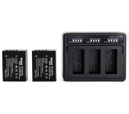 Beike Power NP-W126 Dual Battery + Charger for Fujifilm Camera