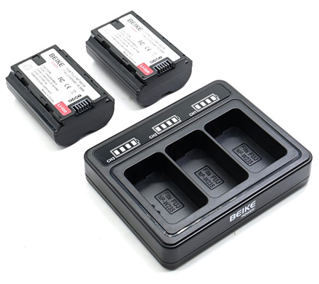 Beike Power NP-W235 Dual Battery + Charger for Fujifilm Camera