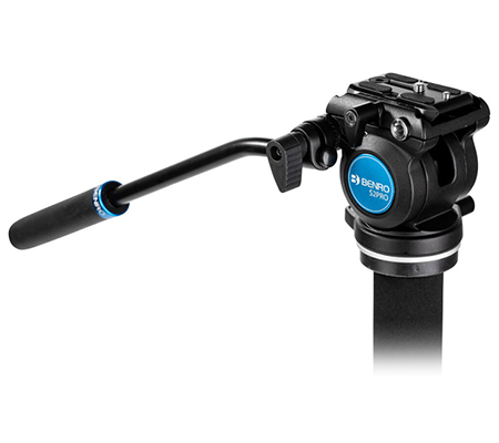 Benro Classic Video Monopod Camera with S2 PRO Flat Base Fluid Video Head A38FDS2PRO