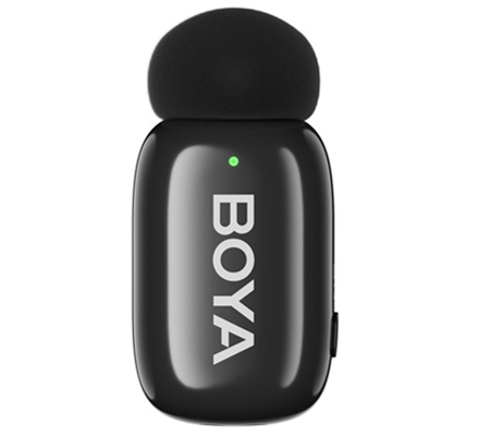 Boya Mini-14 TX + TX + RX Wireless Microphone for USB Type-C Black