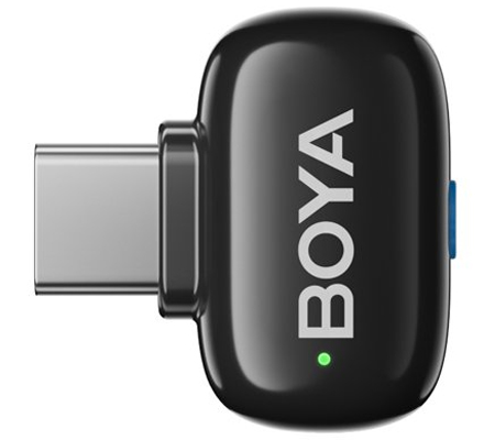 Boya Mini-14 TX + TX + RX Wireless Microphone for USB Type-C Black