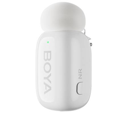 Boya Mini TX + TX + RX Wireless Microphone for Lightning Devices White