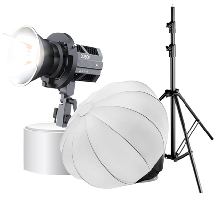 Colbor CL100X Bi-Color Bundling BL65 Lantern Softbox + WH-260 Light Stand
