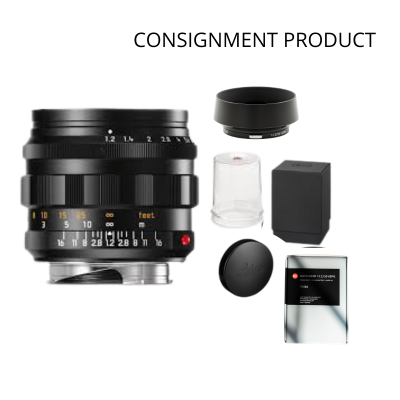 ::: USED :::  LEICA M 50mm F/1.2 BLACK (11686) - (MINT - 686) - CONSIGNMENT