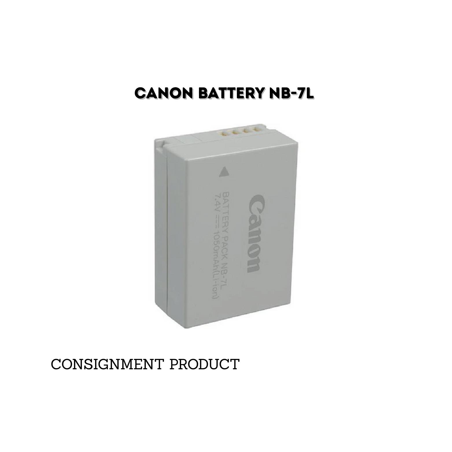 ::: USED ::: CANON BATTERY NB-7L - CONSIGNMENT