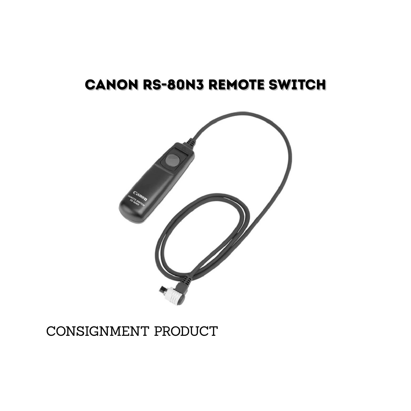 ::: USED ::: CANON RS-80N3 REMOTE SWITCH - CONSIGNMENT