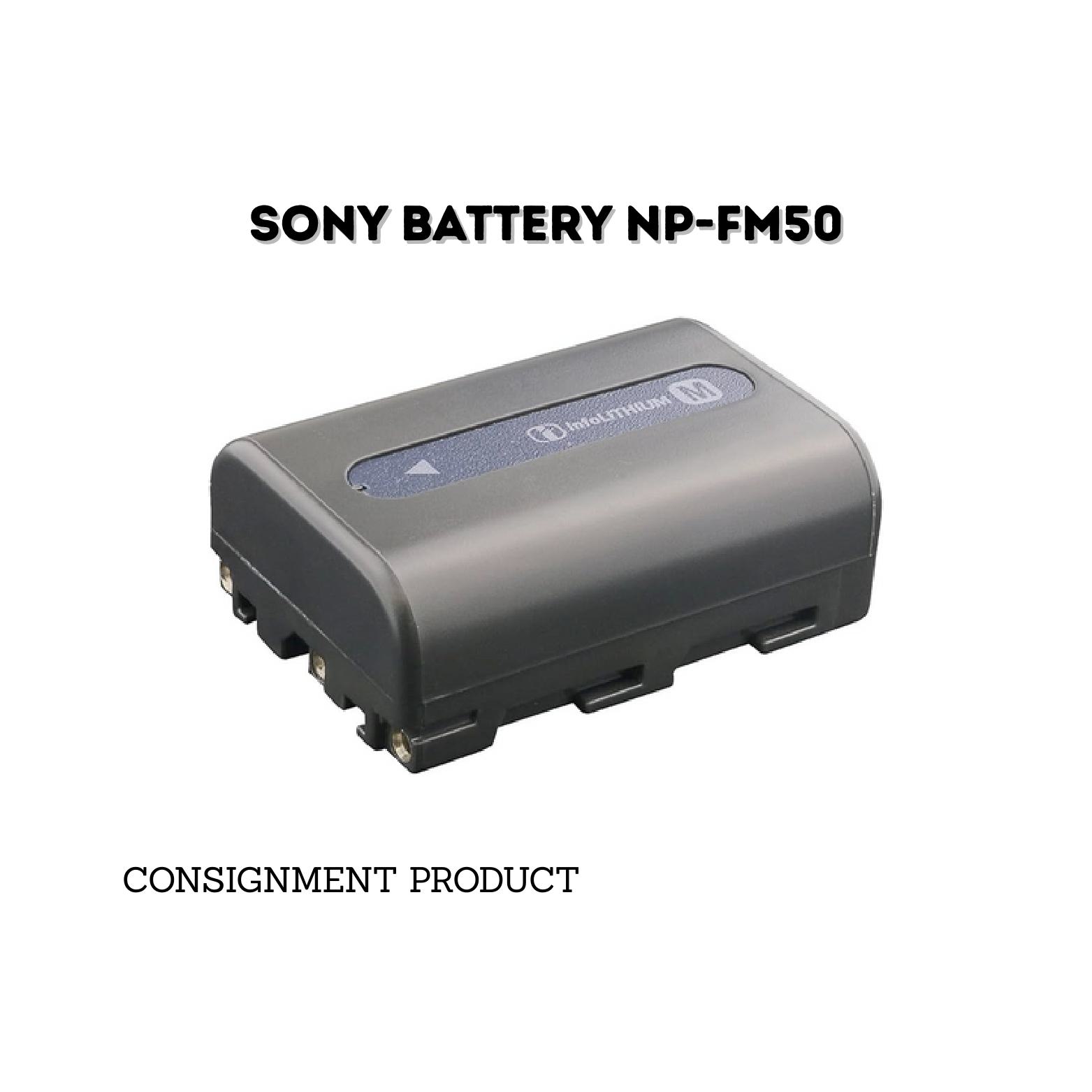 ::: USED ::: SONY BATTERY NP-FM50 - CONSIGNMENT