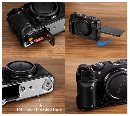 SmallRig Leather Half Case for Fujifilm X-M5 Black 4879