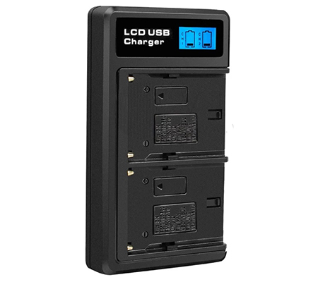 Digital Battery NP-F970/F960 + Charger LCD Display Dual Slot NP-F970