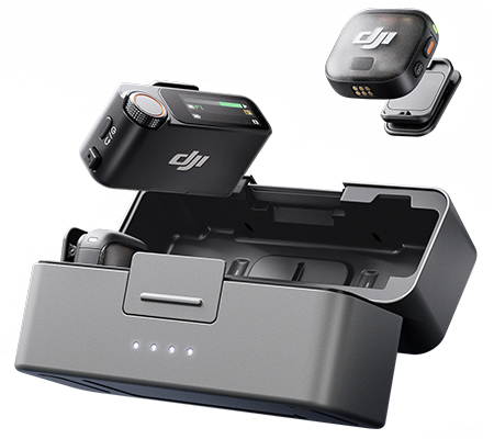 DJI Mic 3 TX + TX + RX Wireless Microphone System for Camera & Smartphone