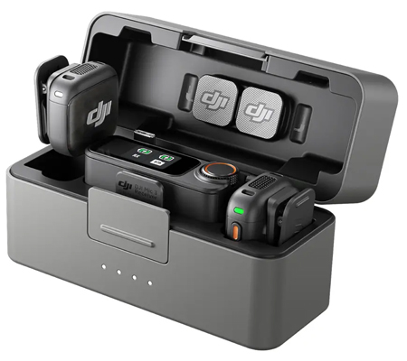 DJI Mic 3 TX + TX + RX Wireless Microphone System for Camera & Smartphone