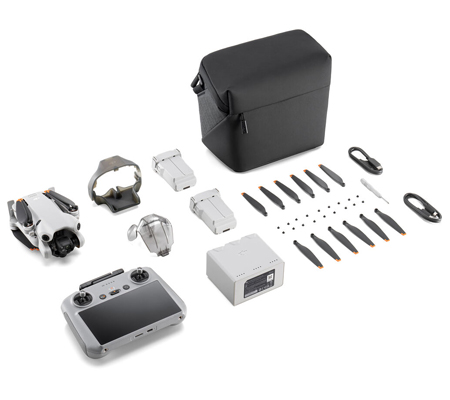 DJI Mini 4 Pro Fly More Combo Plus Drone with RC 2 Remote Controller