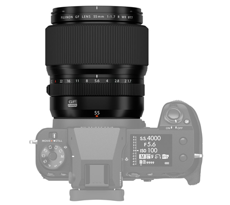 Fujifilm GF 55mm f/1.7 R WR Lens