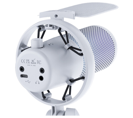 Feelworld VM1 AS USB Gaming Microphone with Boom Arm White