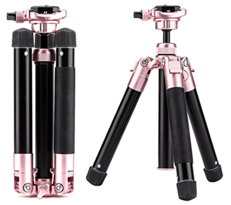 Fotopro Free-1 Compact Tripod Rose Gold