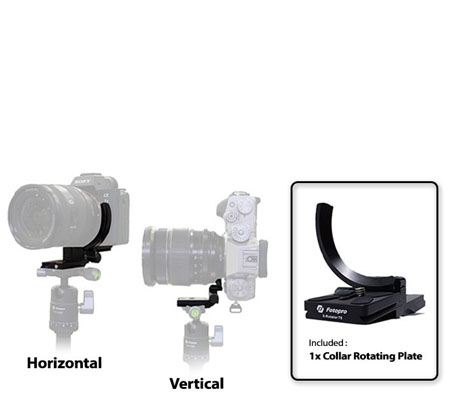 Fotopro X-Rotator 75 Horizontal to Vertical Rotating Camera