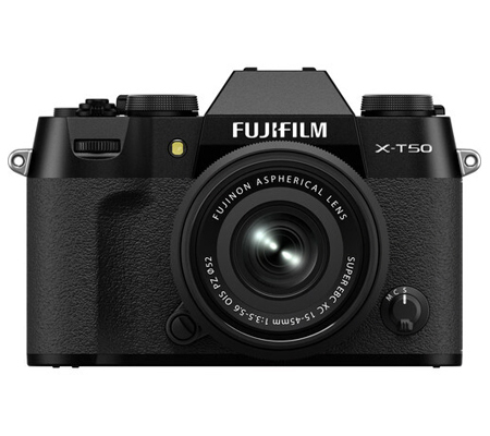 Fujifilm X-T50 kit 15-45mm f/3.5-5.6 Black
