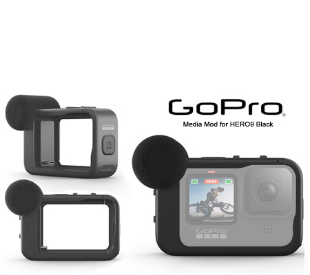 GoPro Media Mod for HERO 13 / HERO 12 / HERO 11 / HERO 10 / HERO 9 Black (ADFMD-001)