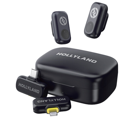 Hollyland Lark A1 Combo Gray Wireless Microphone System for Smartphone