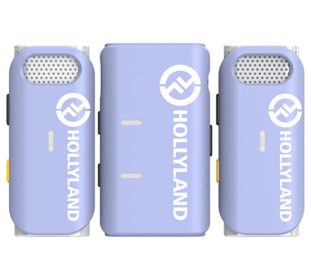 Hollyland Lark M1 Wireless Lavalier Microphone System with Charging Case Violet