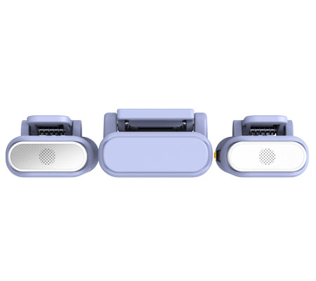 Hollyland Lark M1 Wireless Lavalier Microphone System with Charging Case Violet