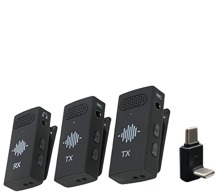 Takara Intro X3 Lite Digital Dual Wireless Microphone for USB Type-C