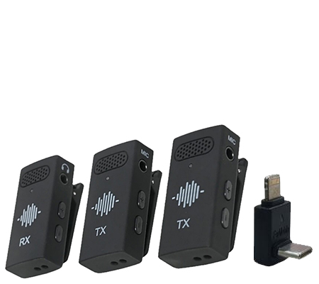Takara Intro X3 Lite Digital Dual Wireless Microphone for Lightning Devices