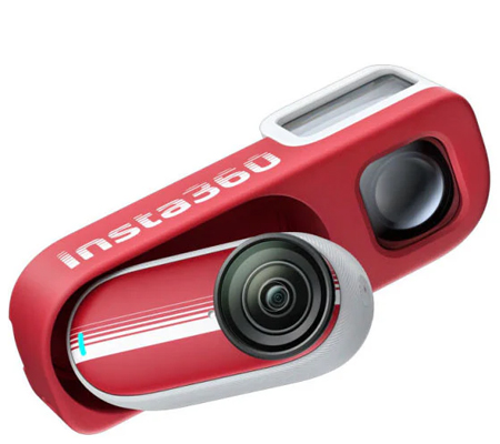 Insta360 GO 3S 4K 128GB Retro Bundle Classic Red Action Camera