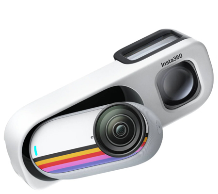 Insta360 GO 3S 4K 128GB Retro Bundle Canvas White Action Camera