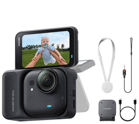Insta360 GO Ultra Standard Bundle Midnight Black
