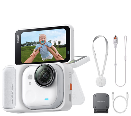 Insta360 GO Ultra Standard Bundle Arctic White