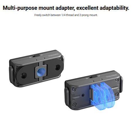 Insta360 Quick Release Mount for Insta360 Ace Pro 2/Ace Pro/ Ace/ X4/ X3/ ONE RS/ ONE R