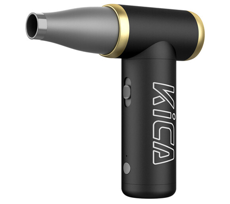 Kica Jet Fan 2 Turbo Fan Mini Portable with Vacuum Accessories Black