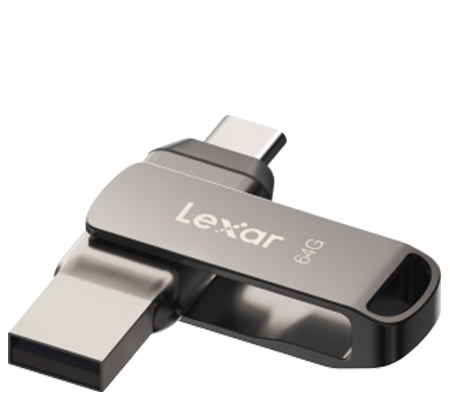 Lexar 64GB JumpDrive Dual Drive D400 USB 3.2 Type-C