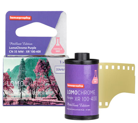 Lomography 2021 LomoChrome Purple Pétillant 35mm ISO 100–400 Negative Roll Film Camera