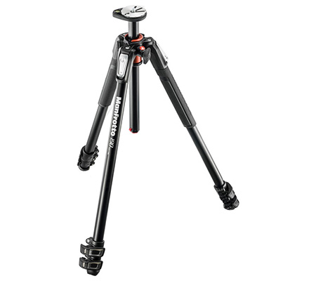 Manfrotto 190XPRO Aluminium 3-Section Camera Tripod (MT190XPRO3)